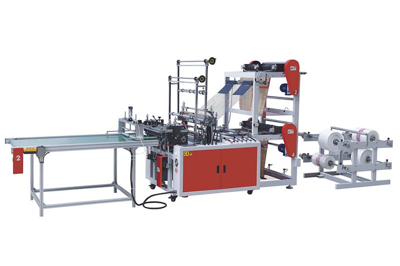 Automatic 4 Lines Cold Cutting Bag Making Machine