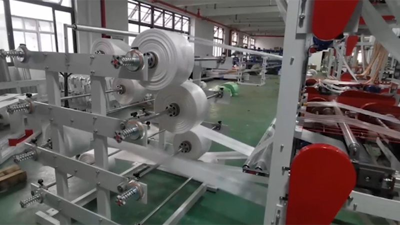 Automatic 8 Lines Plastic Bag Making Machine