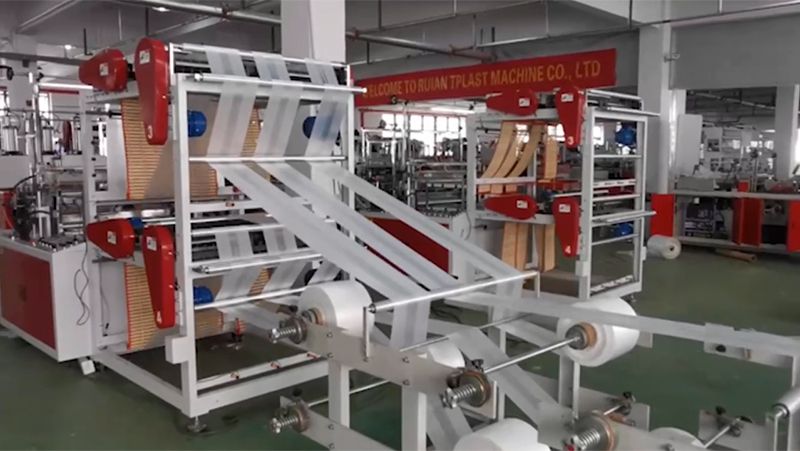 Automatic 6 Lines Plastic Bag Making Machine