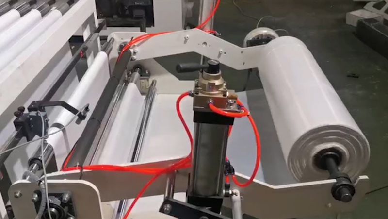 Automatic Ribbon-Through Garbage Bag Making Machine
