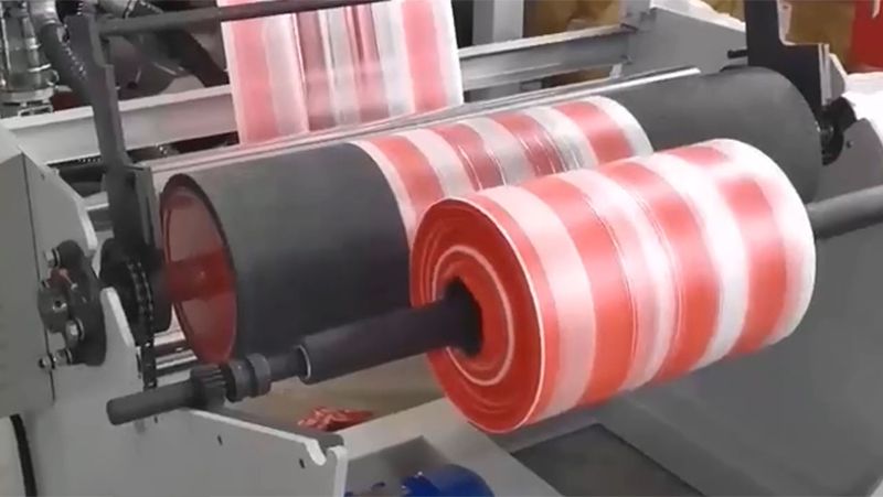 Two Color Striped Blown Film Machine