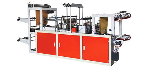 Computer Controlled Continuous Roll Vest Bag Making Machine